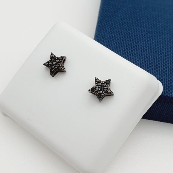 "925 Sterling Silver Plated Earrings, INUS1BR051 - Picture 4 of 11